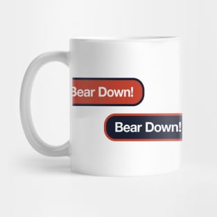 Bear Down Text Message Mug